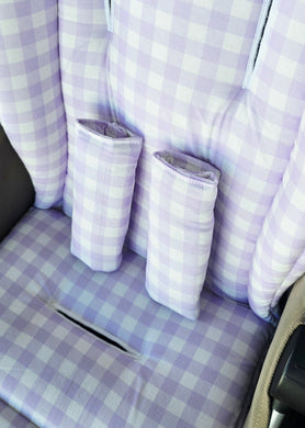 Pram Liner - Gingham Lilac (Limited Edition)