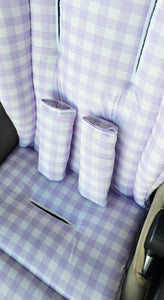 Pram Liner - Gingham Lilac (Limited Edition)