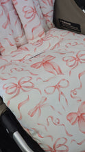 Pram Liner - Pink Bow *New*