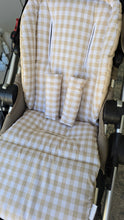 Universal Pram Liner - Seed Gingham