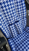 Pram Liner - Houndstooth Blue