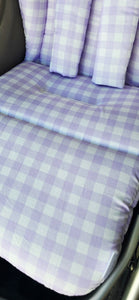 Pram Liner - Gingham Lilac (Limited Edition)
