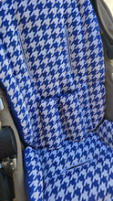 Pram Liner - Houndstooth Blue
