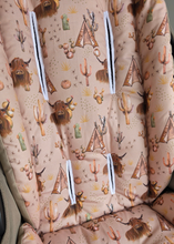 Pram Liner -  Highland Cow Beige