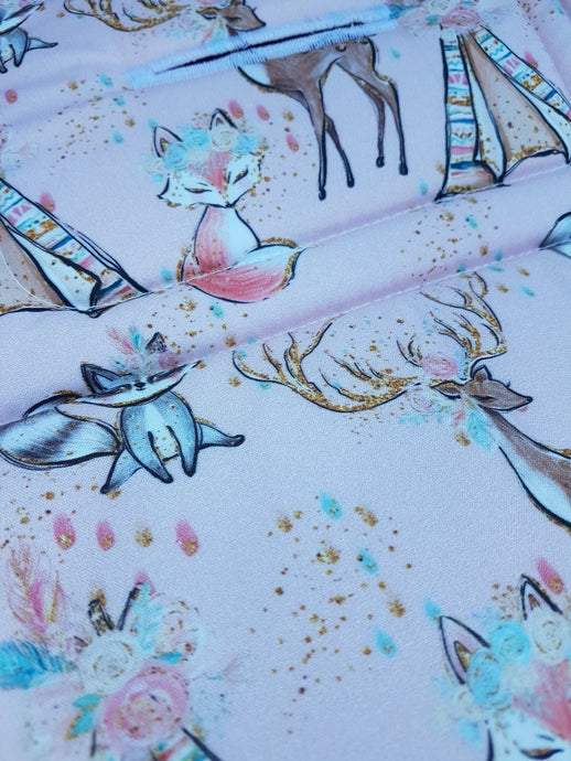 Pram Liner - Boho Teepee Pink