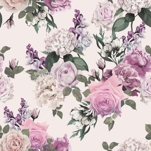 Pram Liner - Lilac Floral